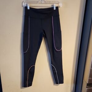 Outdoor Voices Kids Leggings with Multicolor Trim